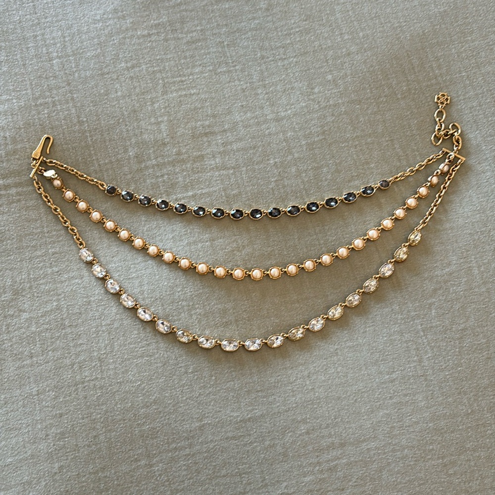 3 chain chunky necklace